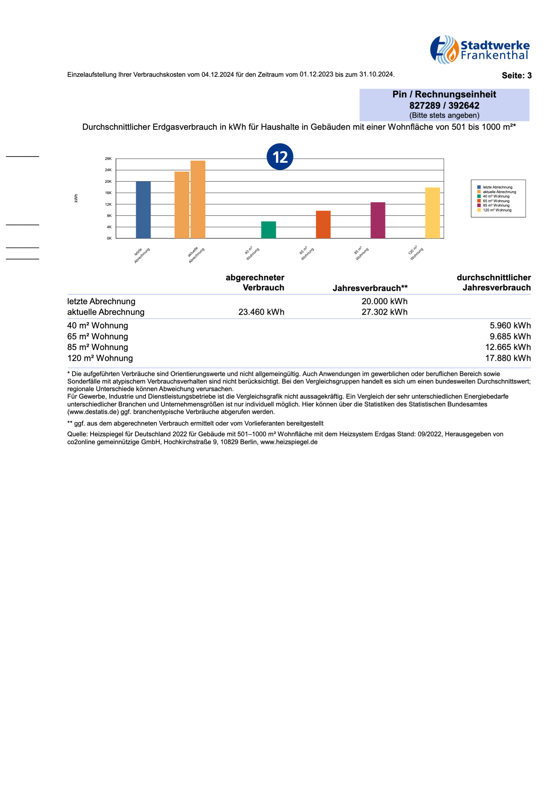 Rechnung Gas Seite 5 