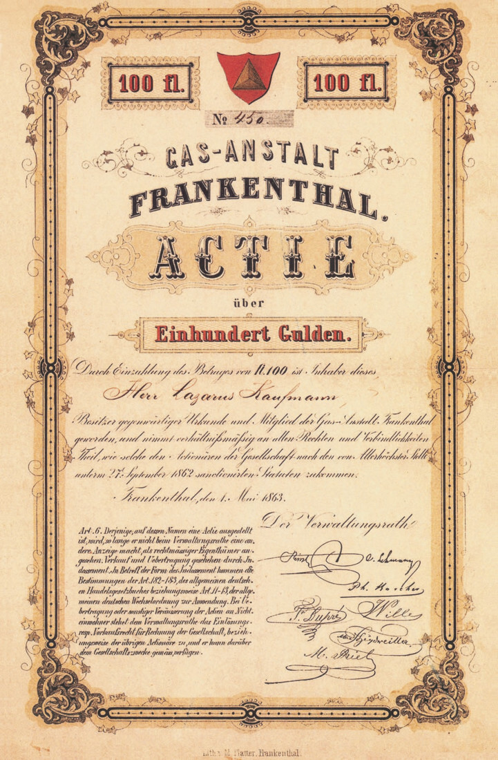 Gas Anstalt Frankenthal 
