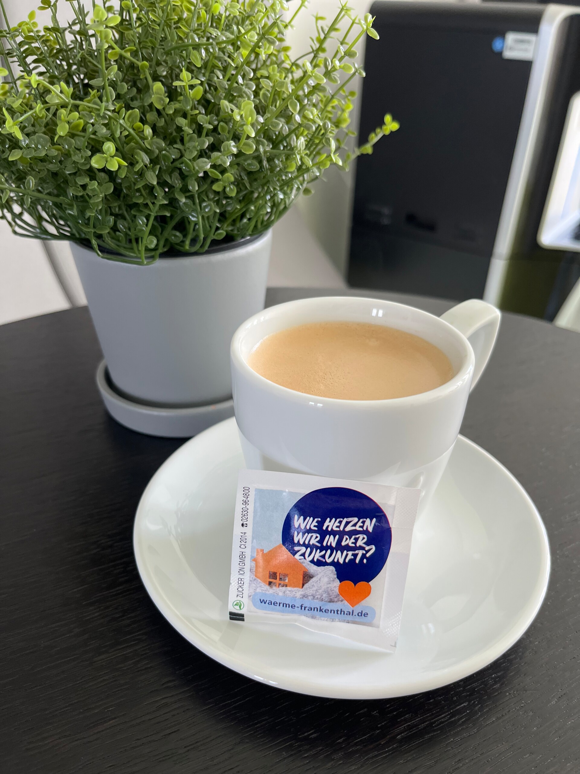 Zuckertütchen mit Kampagne