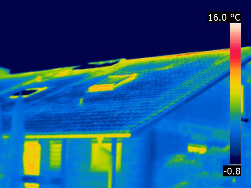 Thermografie Dach