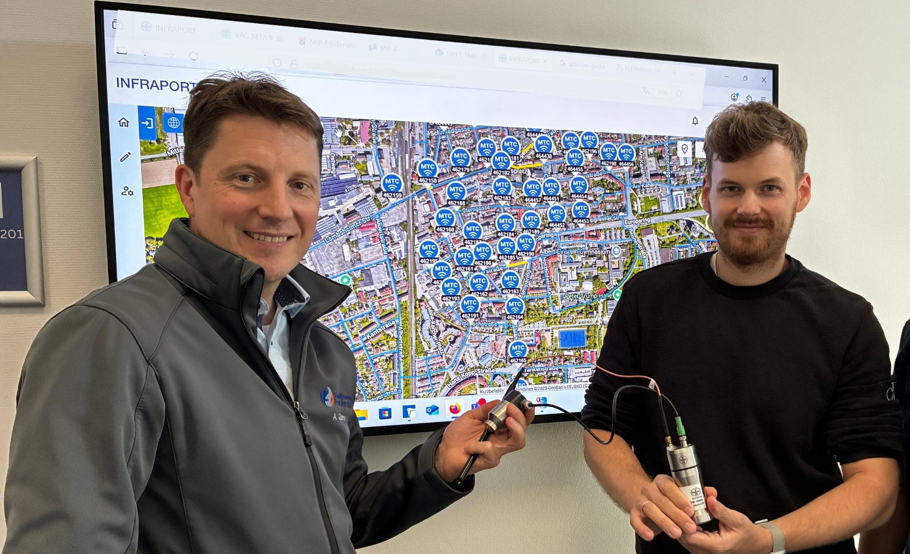 Mit kleinen Datenloggern gegen die Wasserverschwendung