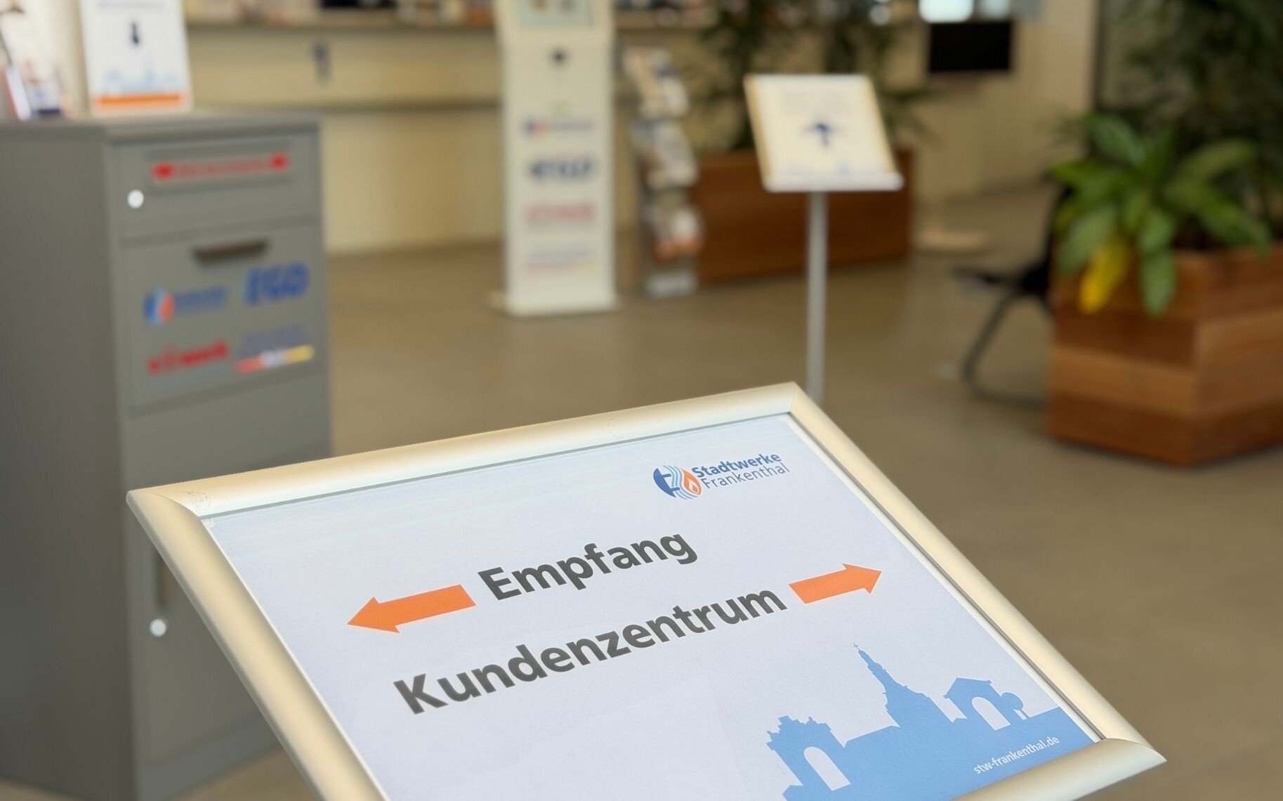Kundenzentrum geschlossen
