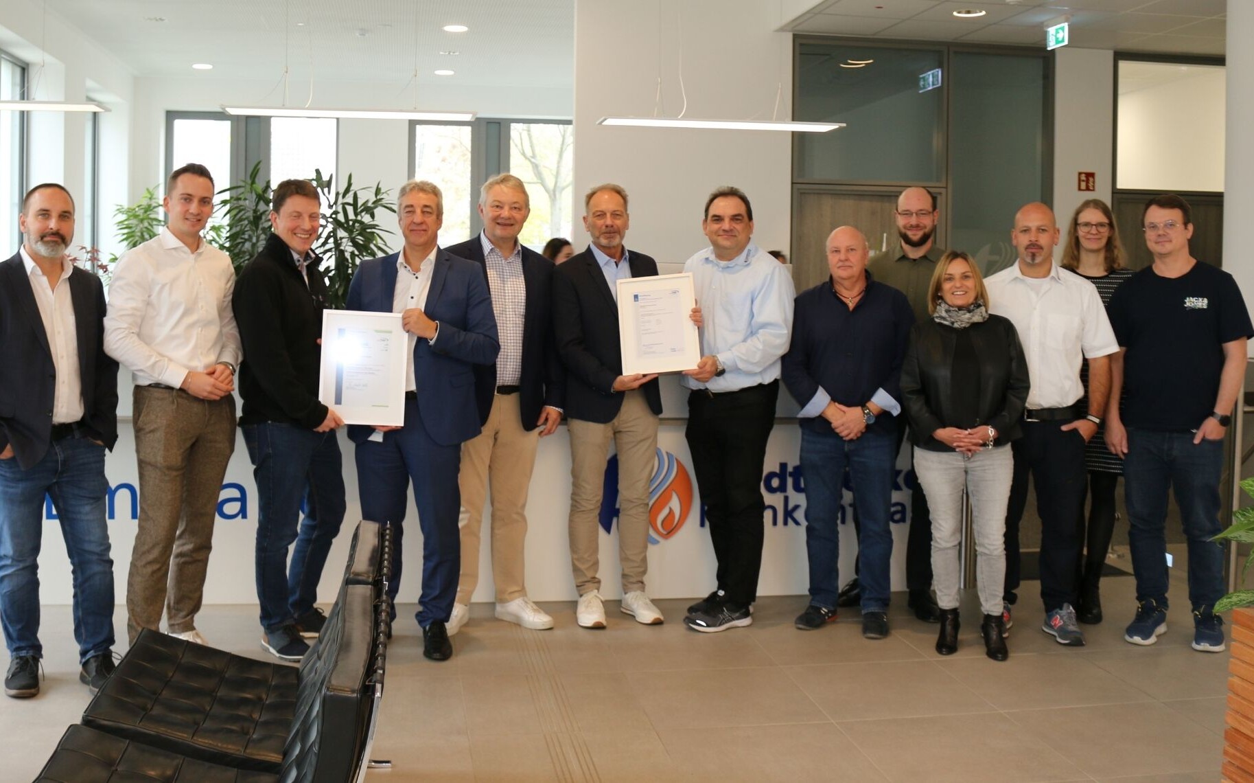 Stadtwerke erhalten TSM-Urkunden 