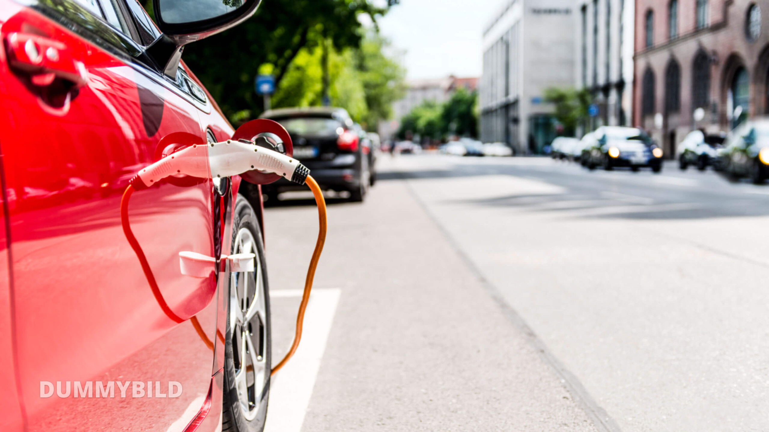 E-Fahrzeug Ladevorgang 
