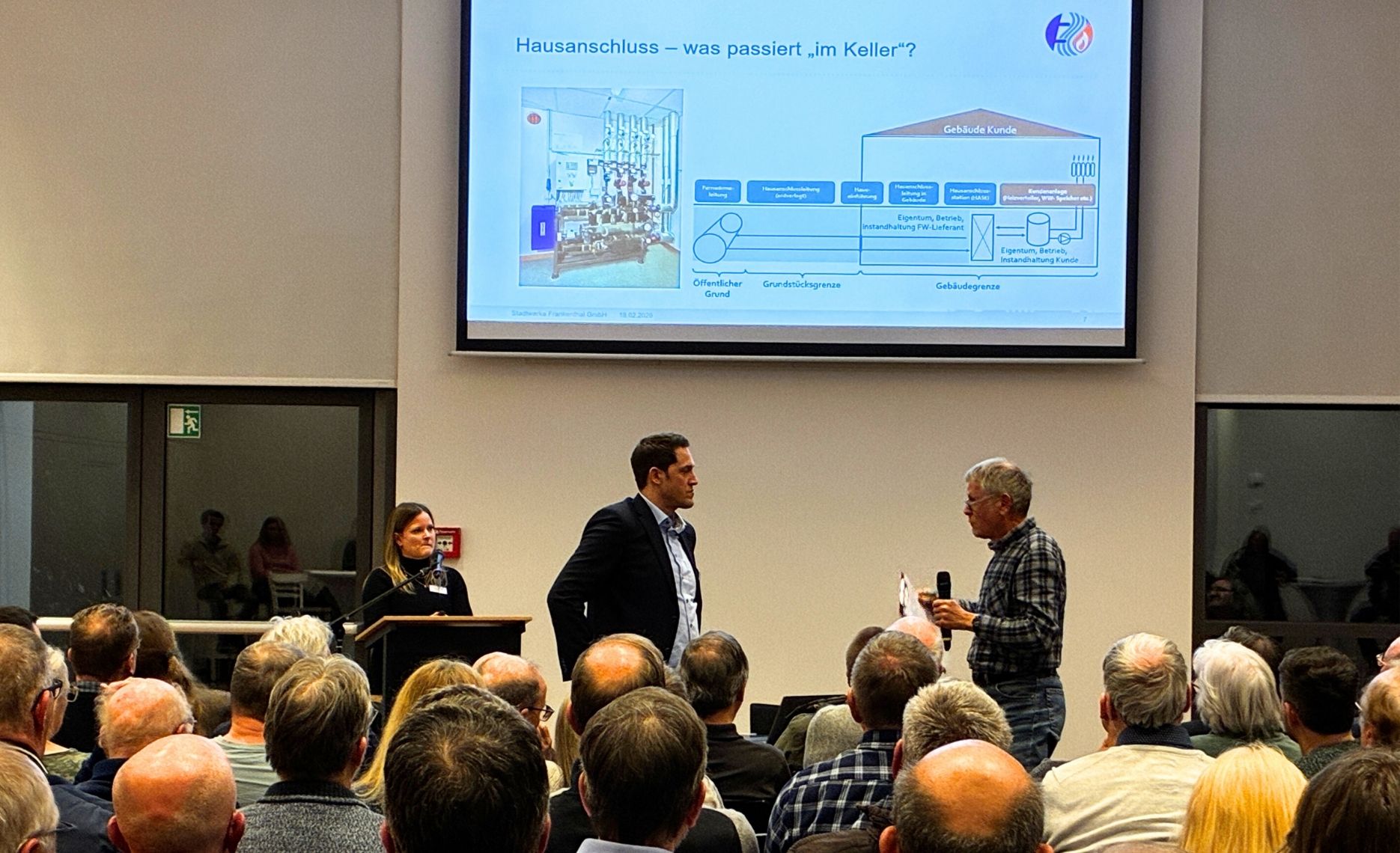 Fragerunde bei der Infoveranstaltung